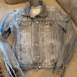 Black/grey jean jacket